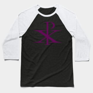 Chrismon (purple) Baseball T-Shirt